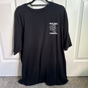 Darc Sport Wolves Graphic Black Tee